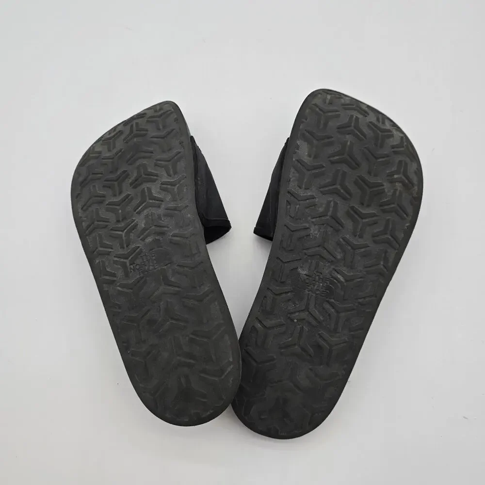 The North Face Sandals Mens 11 Black Slides Water Slip Ons Camo Base Camp